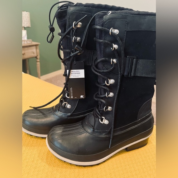 Women's boots in black in size 7.5 waterproof - Picture 1 of 10